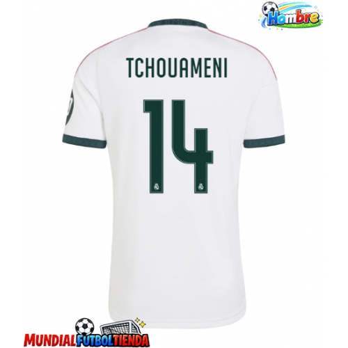 Camiseta Real Madrid Aurelien Tchouameni #14 Primera Equipación Replica 2026-27 mangas cortas